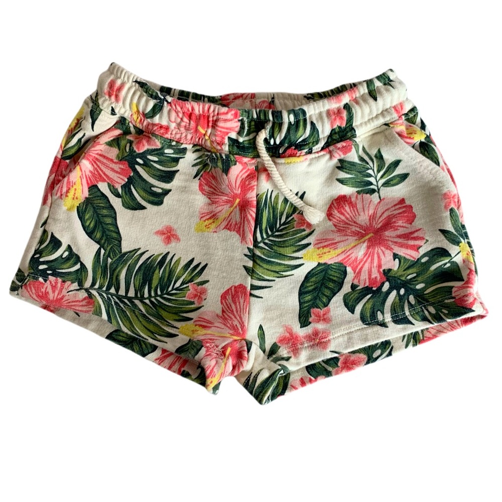 Zara floral and palm shorts 🌸 size 8